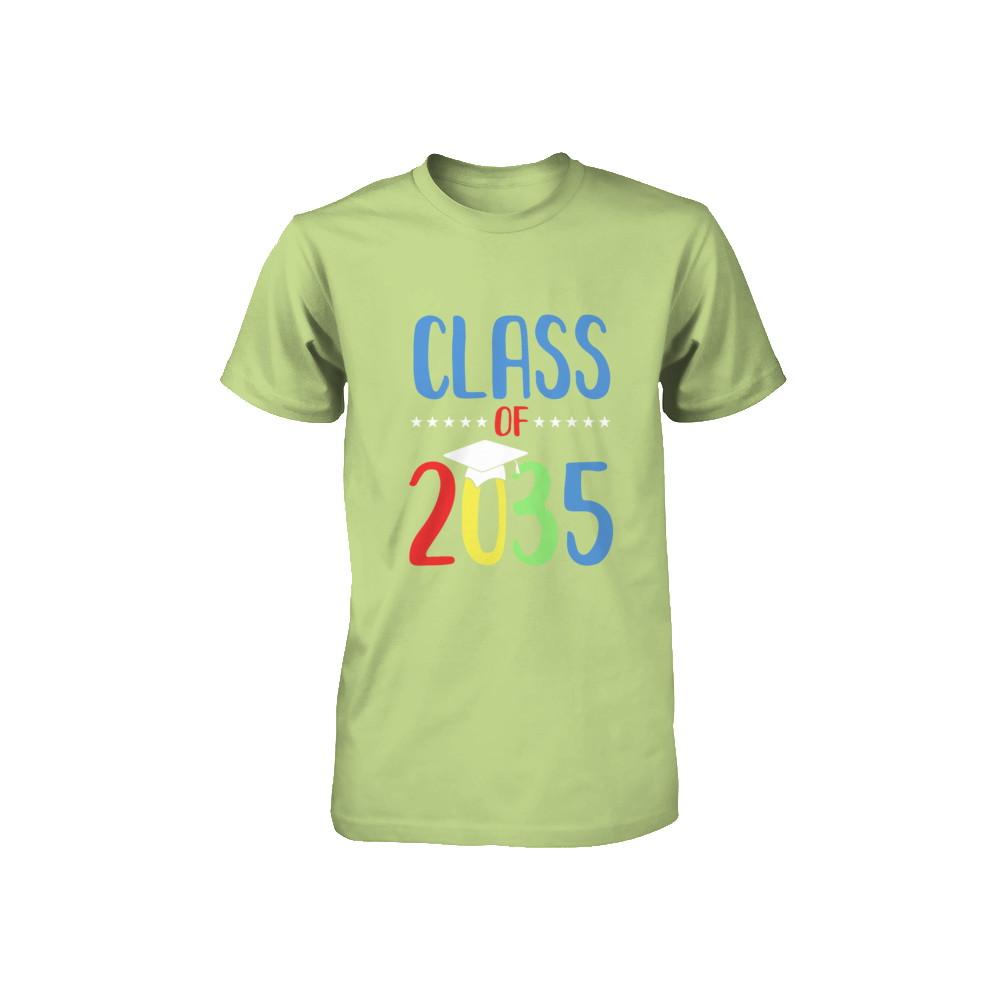 Grow With Me First Day Of School Class Of 2035 Youth-Youth Shirt-Toddler T-Shirt-Key Lime
