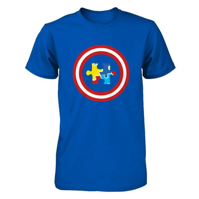 Captain Autism Awareness-T-Shirt & Hoodie-Premium T-Shirt-Royal