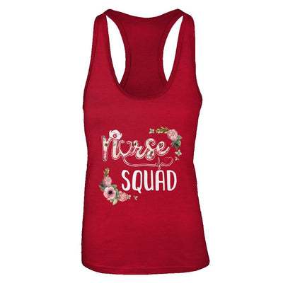 Nursing Student Squad Nurse Gifts-T-Shirt & Tank Top-Women's Ideal Racerback Tank-Red