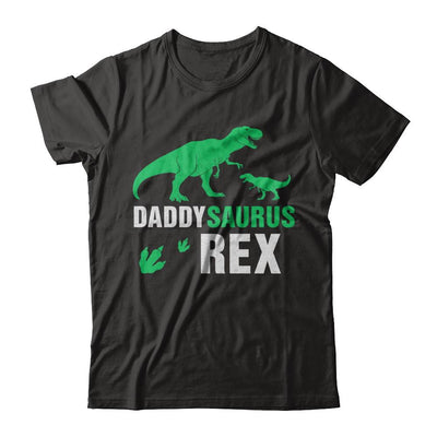 Funny Fathers Day Gift Daddysaurus Dinosaur Rex-T-Shirt & Hoodie-Classic T-Shirt-Black