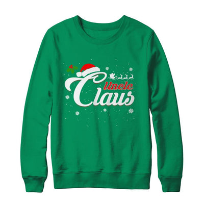Matching Family Christmas Uncle Claus-T-Shirt & Sweatshirt-Crewneck Sweatshirt-Irish Green