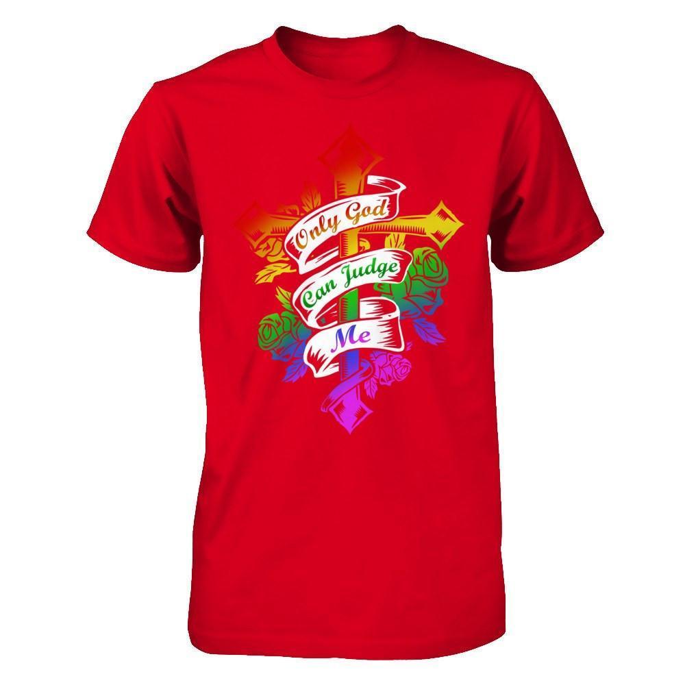 Only God Can Judge Me-T-Shirt & Hoodie-Premium T-Shirt-Red