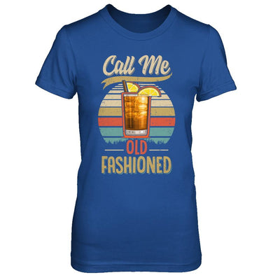 Sunset Vintage Lemon Juice Call Me Old Fashioned-T-Shirt & Hoodie-Women's T-Shirt-Royal