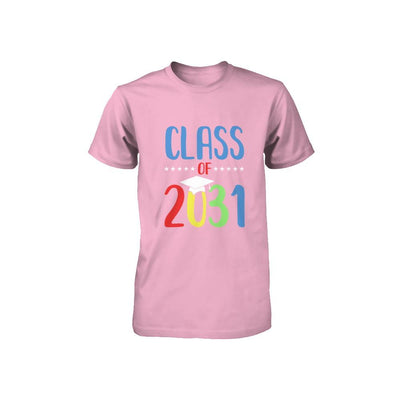 Grow With Me First Day Of School Class Of 2031 Youth-Youth Shirt-Toddler T-Shirt-Pink