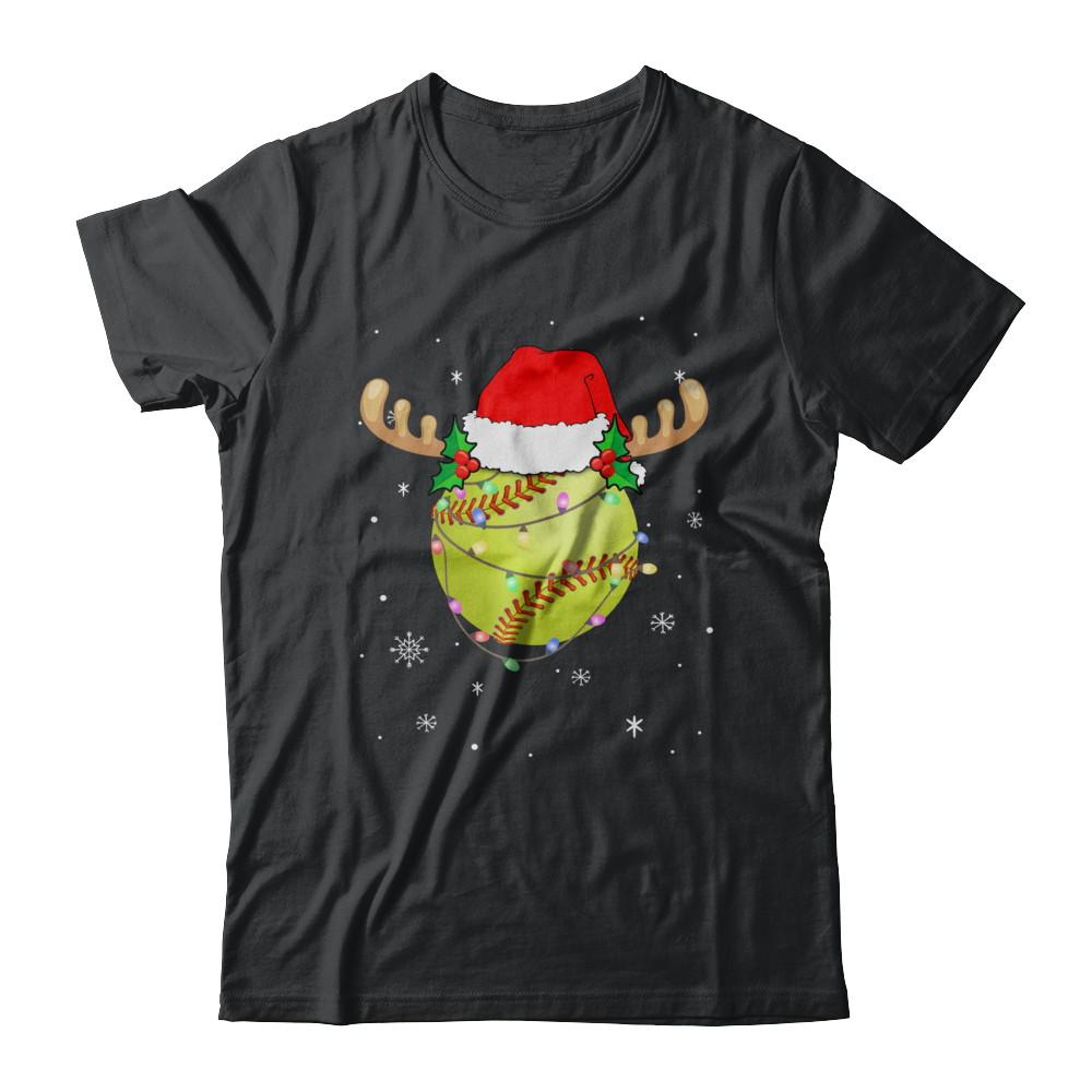 Santa Hat Softball Reindeer Christmas Gifts
