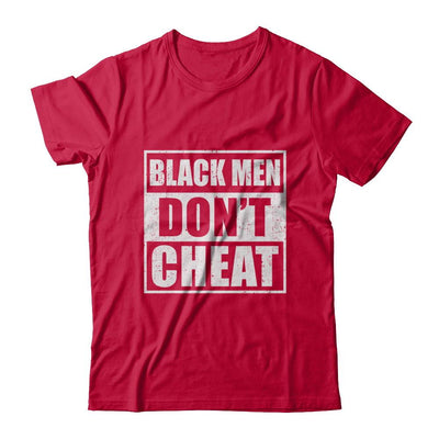 Funny Black Men Dont Cheat-T-Shirt & Hoodie-Classic T-Shirt-Red