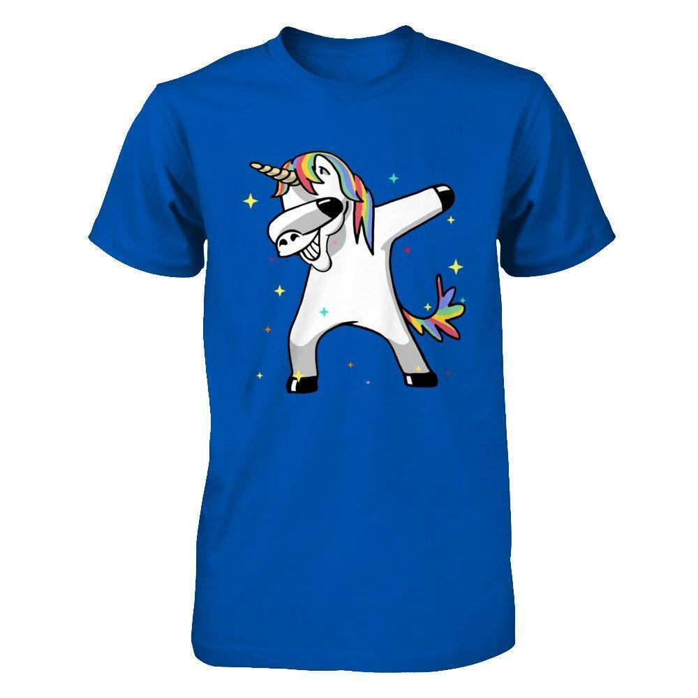 Funny Unicorn Dabbing-T-Shirt & Hoodie-Premium T-Shirt-Royal