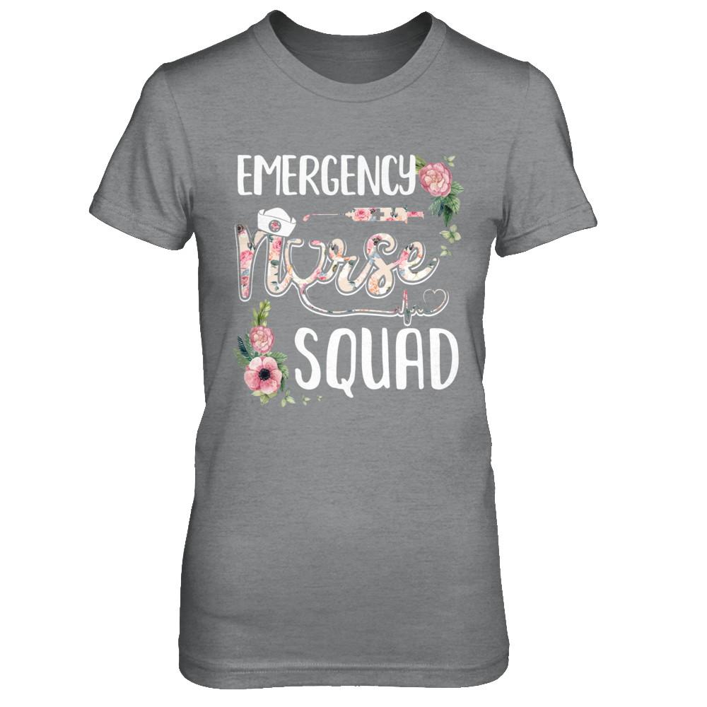 Nursing Emergency Nurse Squad-T-Shirt & Hoodie-Women's T-Shirt-Sport Grey