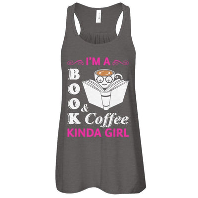 I'm A Book And Coffee Kinda Girl-T-Shirt & Tank Top-