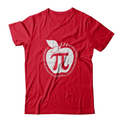 Apple Pi Math Happy Pi Day Teacher-T-Shirt & Hoodie-Premium T-Shirt-Red