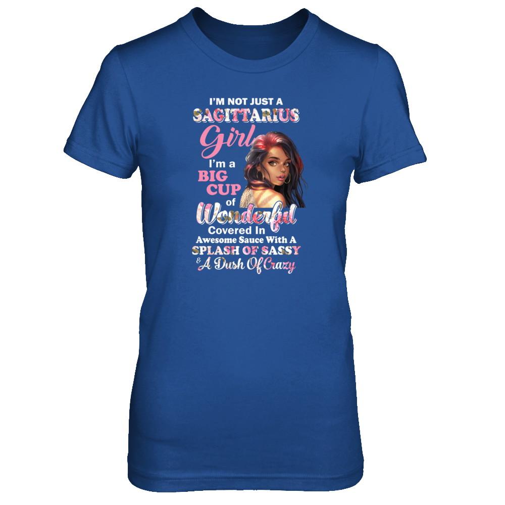 I'm Not Just A Sagittarius Girl November December Birthday Gifts-T-Shirt & Tank Top-Women's T-Shirt-Royal