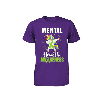 Inspirational Mental Health Awareness Unicorn Support Youth-Youth Shirt-