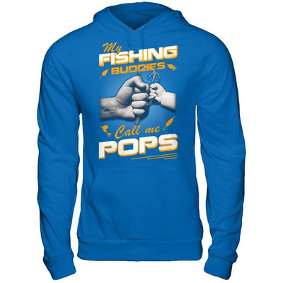 My Fishing Buddies Call Me Pops-T-Shirt & Hoodie-Pullover Hoodie-Royal