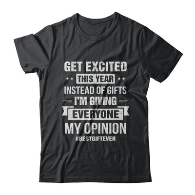 Get Excited This Year Instead Of Gifts Christmas-T-Shirt & Hoodie-Classic T-Shirt-Black
