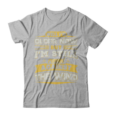 I'm Older Now But I'm Still Runnin' Against The Wind-T-Shirt & Hoodie-Premium T-Shirt-Heather Gray