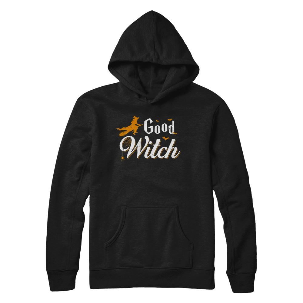 Good Witch Halloween-T-Shirt & Hoodie-Pullover Hoodie-Black