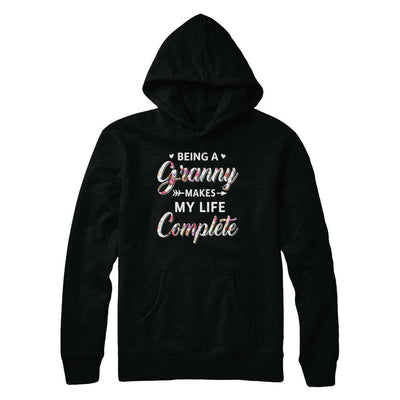 Being A Granny Makes My Life Complete Mothers Day-T-Shirt & Hoodie-Pullover Hoodie-Black