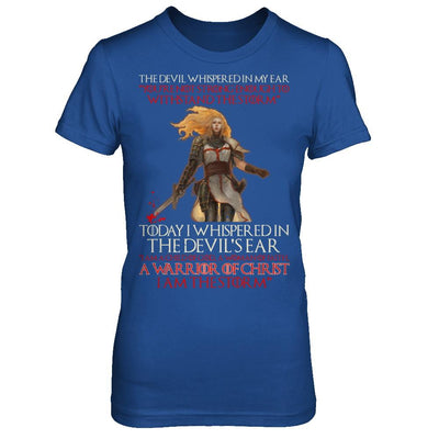 I Am A Child Of God A Woman Of Faith Warrior Of Christ-T-Shirt & Hoodie-Women's T-Shirt-Royal
