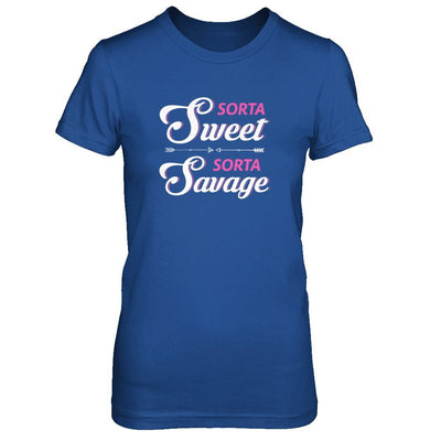 Sorta Sweet Sorta Savage-T-Shirt & Tank Top-Women's T-Shirt-Royal