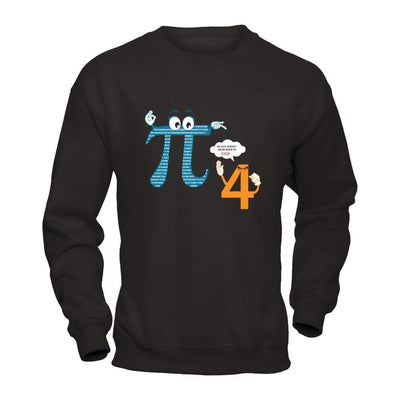 Happy Pi Day 2017 He Doesn't Know When To Stop-T-Shirt & Hoodie-Crewneck Sweatshirt-Black