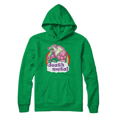 Bear Werewolf Death Metal-T-Shirt & Hoodie-Pullover Hoodie-Irish Green