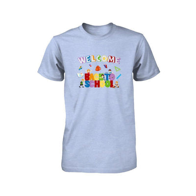 Welcome Back To School Youth-T-Shirt & Hoodie-Youth T-Shirt-Blue Triblend