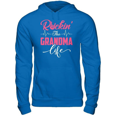Rockin' The Grandma Life-T-Shirt & Hoodie-Pullover Hoodie-Royal