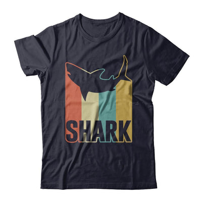 Classic Vintage Retro Style Shark-T-Shirt & Hoodie-Premium T-Shirt-Midnight Navy