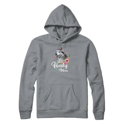 Husky Mom Funny Dog Mom Gift Idea-T-Shirt & Tank Top-Pullover Hoodie-Light Steel