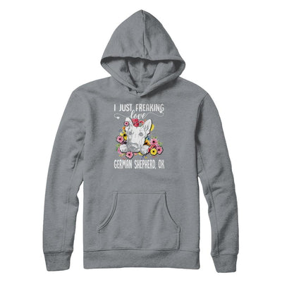 Dog I Just Freaking Love German Shepherd-T-Shirt & Tank Top-