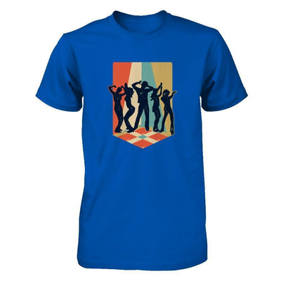 Classic Vintage Retro Style Dance Music-T-Shirt & Tank Top-Premium T-Shirt-Royal