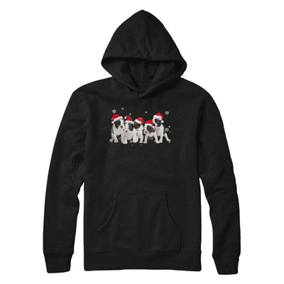 Funny Pit bull Puppies Christmas Dog Gift-T-Shirt & Hoodie-Pullover Hoodie-Black