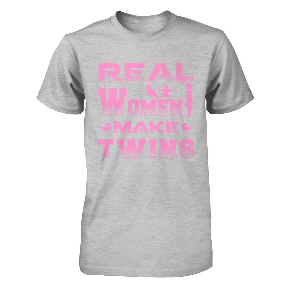 Real Women Make Twins-T-Shirt & Hoodie-Premium T-Shirt-Heather Gray