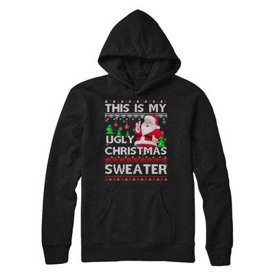 This Is My Ugly Christmas Sweater-T-Shirt & Sweatshirt-Pullover Hoodie-Black