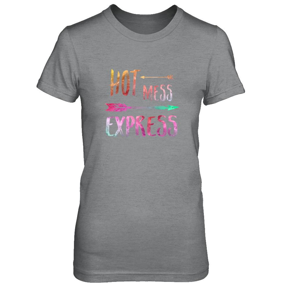 Hot Mess Express-T-Shirt & Tank Top-Women's T-Shirt-Sport Grey