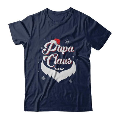 Santa Beard Matching Christmas Pajamas Papa Claus-T-Shirt & Sweatshirt-Classic T-Shirt-Navy