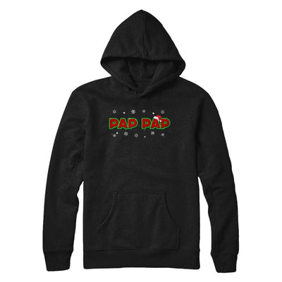 Pap Pap Christmas Santa Ugly Sweater Gift-T-Shirt & Sweatshirt-Pullover Hoodie-Black