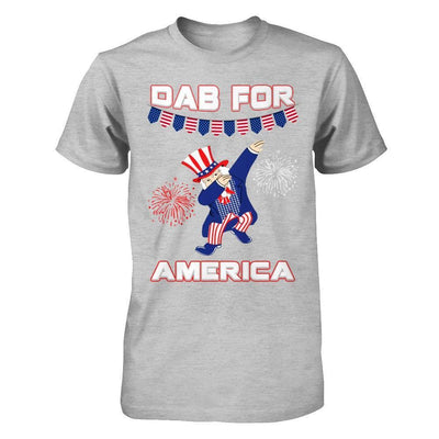 Funny Dabbing Uncle Independence Day 4Th Of July-T-Shirt & Hoodie-Premium T-Shirt-Heather Gray