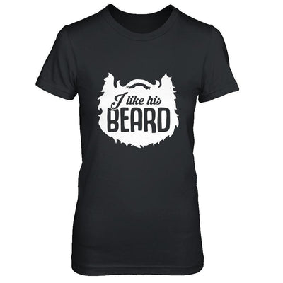 I Like His Beard I Like Her Butt Couple-T-Shirt & Hoodie-Women's T-Shirt-Black