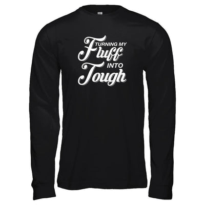 Turning Fluff Into Tough-T-Shirt & Tank Top-Long Sleeve T-Shirt-Black