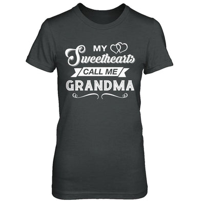 My Sweethearts Call Me Grandma-T-Shirt & Hoodie-Women's T-Shirt-Dark Heather