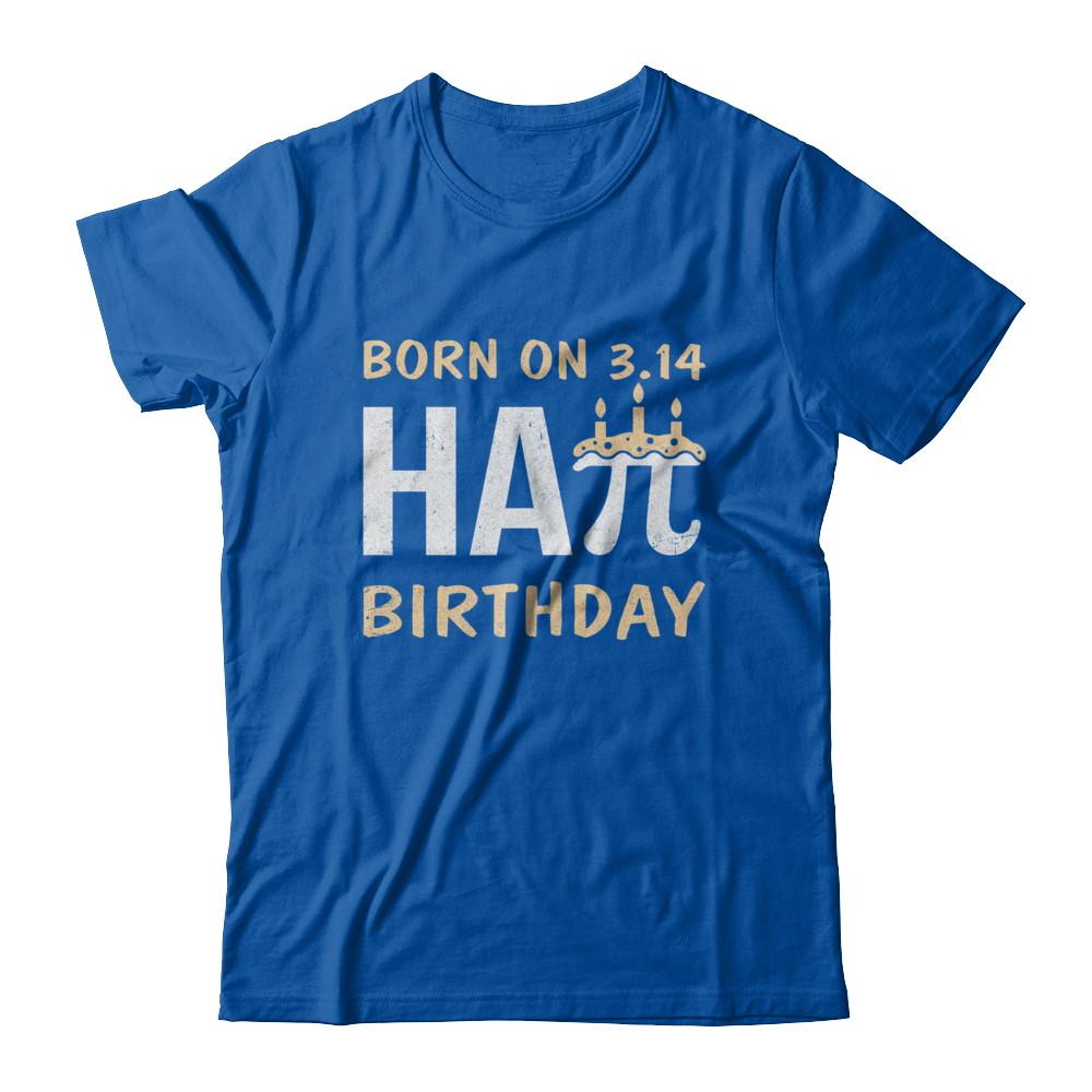 Born On March 14 Happy Pi Day Birthday-T-Shirt & Hoodie-Premium T-Shirt-Royal