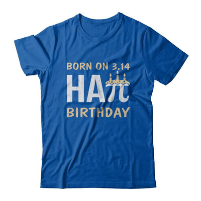 Born On March 14 Happy Pi Day Birthday-T-Shirt & Hoodie-Premium T-Shirt-Royal