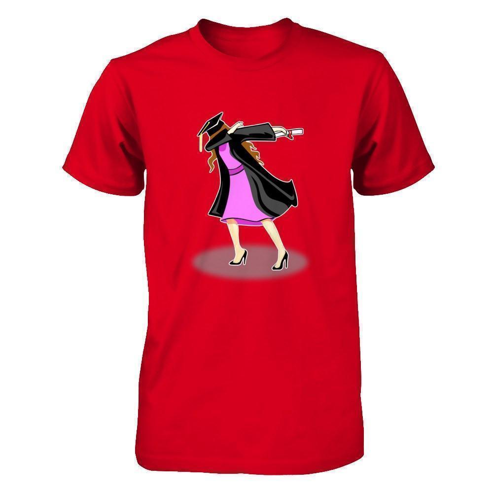 Funny Dabbing Senior College High School Graduation 2018-T-Shirt & Hoodie-Premium T-Shirt-Red