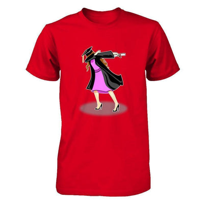 Funny Dabbing Senior College High School Graduation 2018-T-Shirt & Hoodie-Premium T-Shirt-Red