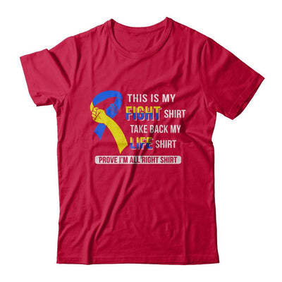 This Is My Fight Down Syndrome Awareness-T-Shirt & Hoodie-Classic T-Shirt-Red
