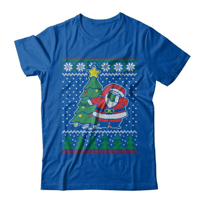 Dabbing Santa Ugly Sweater Christmas-T-Shirt & Sweatshirt-Premium T-Shirt-Royal
