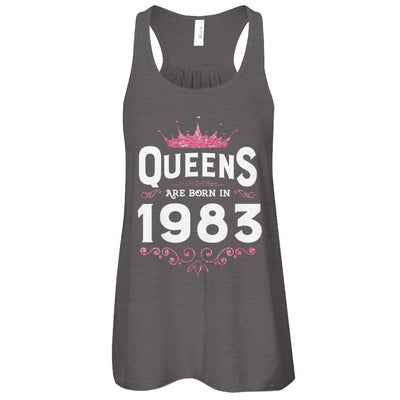 Queens Are Born In 1983 Birthday Gift-T-Shirt & Tank Top-