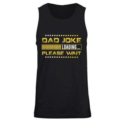 Dad Joke Loading-T-Shirt & Hoodie-Unisex Tank-Black