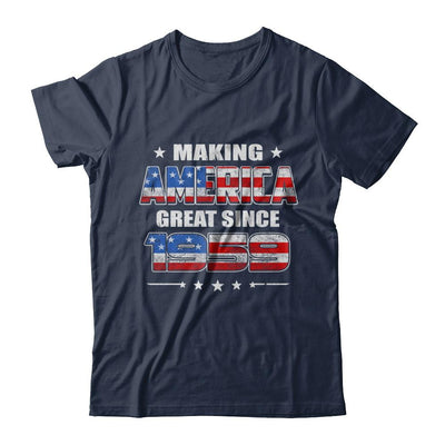 Making America Great Since 1959 62th Birthday-T-Shirt & Hoodie-Classic T-Shirt-Navy